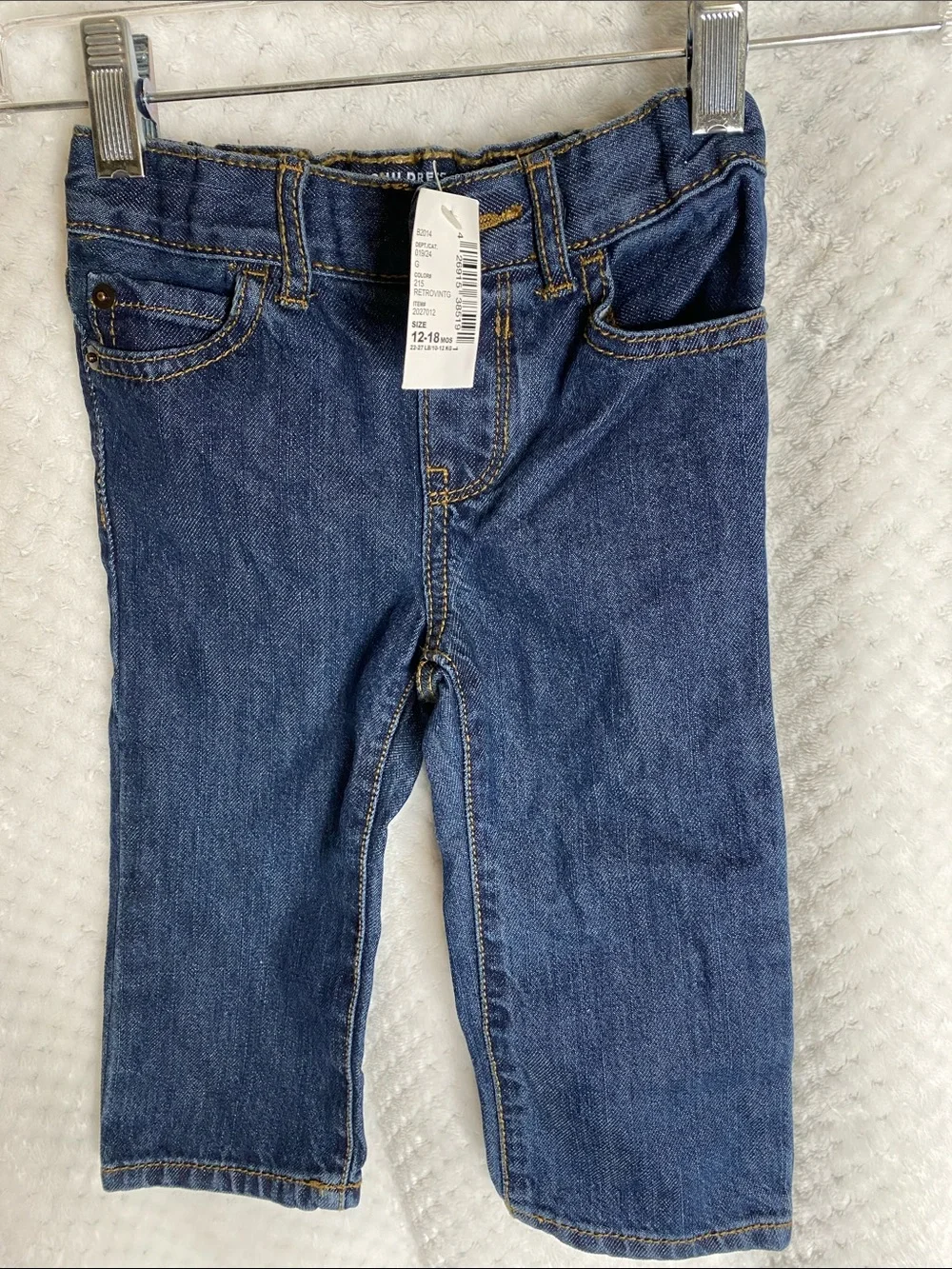 The Children’s Place Classic Straight Blue Denim Kids Jeans